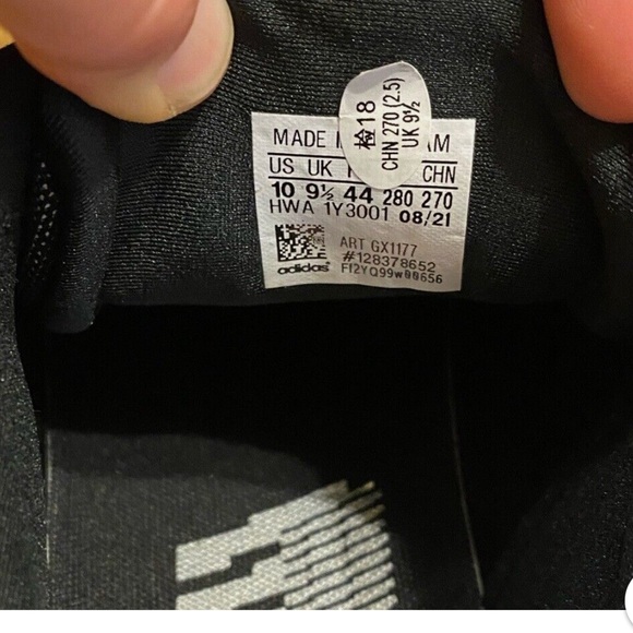 Adidas Alphamagma Guard 'Black Dark Marine' style GX1177 running shoes - Picture 6 of 6